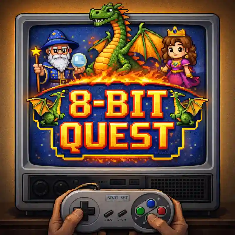8-Bit Quest retro slot game